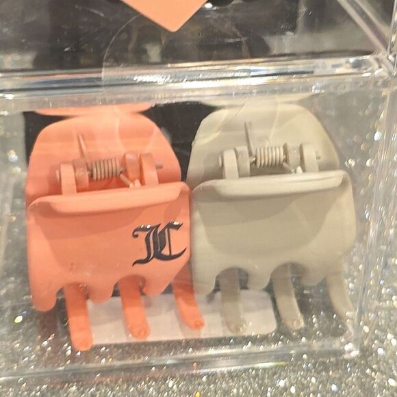 Juicy Couture Hair Accressory Collection w/Stackable Storage Container - Picture 8 of 11